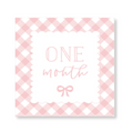 Pink Monthly Milestone Cards