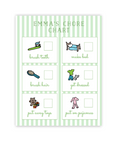 Green Pastel Chore Chart
