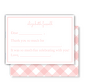Pink Easy Peasy Thank You Notes