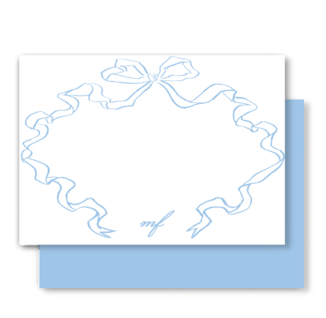 Blue Stork Notecard