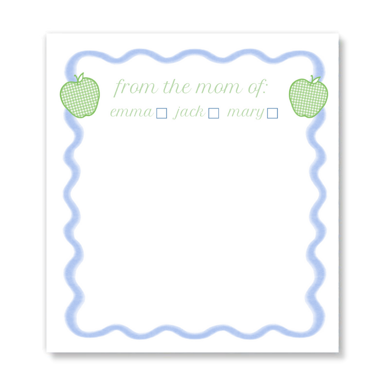 Green Apple Mom Notepad