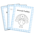 Blue Thanksgiving Kid's Table Activities