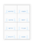 Blue Rodeo Placecard