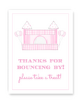 Pink Bounce House Party Sign