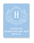 Blue Stork Party Sign