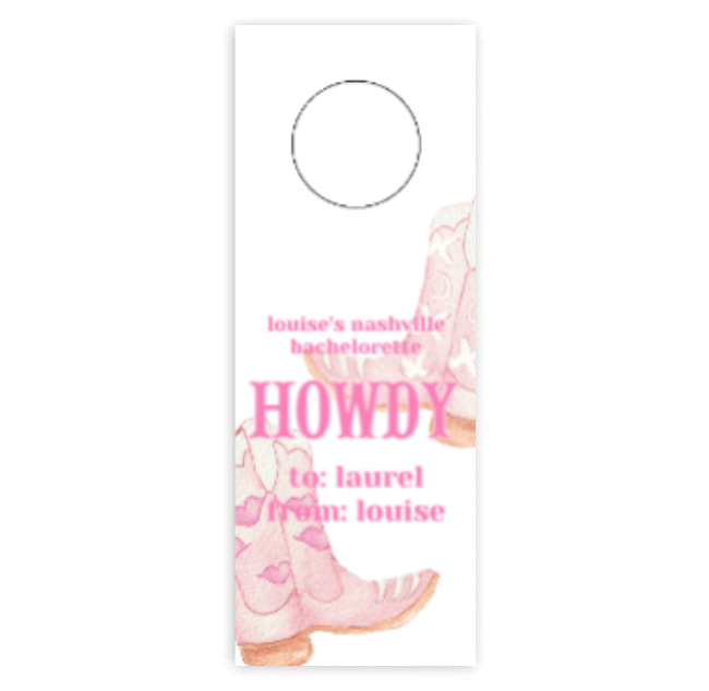 Nashville Wine Tag