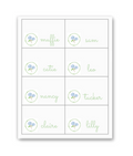 Hydrangea Place Cards / Buffet Labels