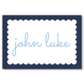 Navy Scallop Placemat