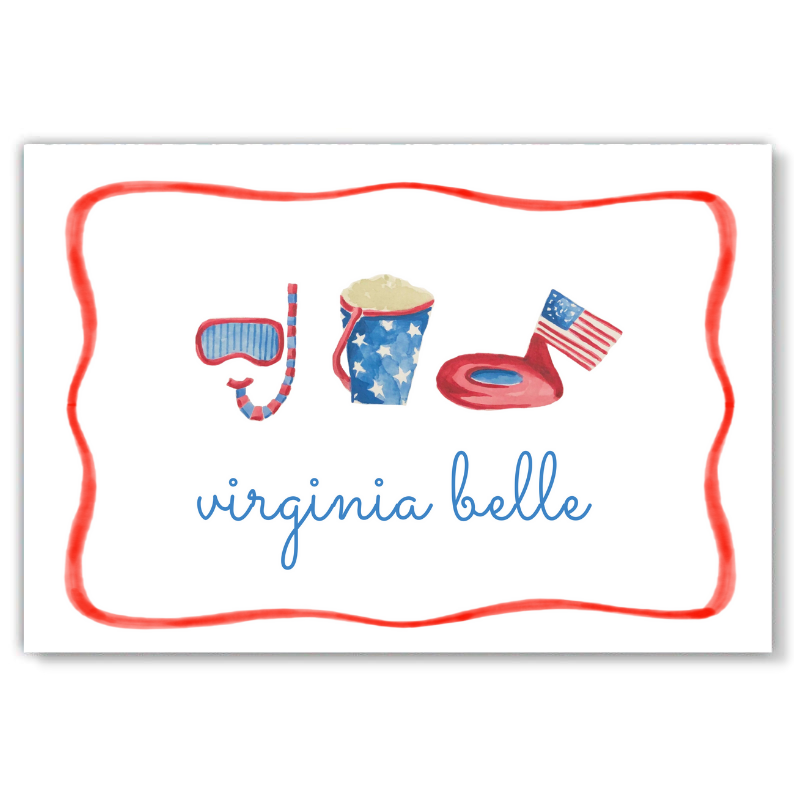 Patriotic Summer Placemat