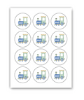 Train Cupcake Toppers
