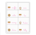 Pancakes & Pajamas Buffet Labels / Placecards