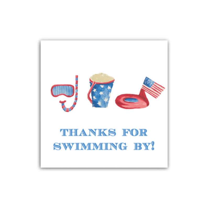 Patriotic Summer Gift Tags / Stickers