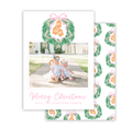 Pink Bells Christmas Card