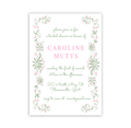 Pink Ladylike Invitation