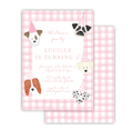 Pink Puppy Invitation