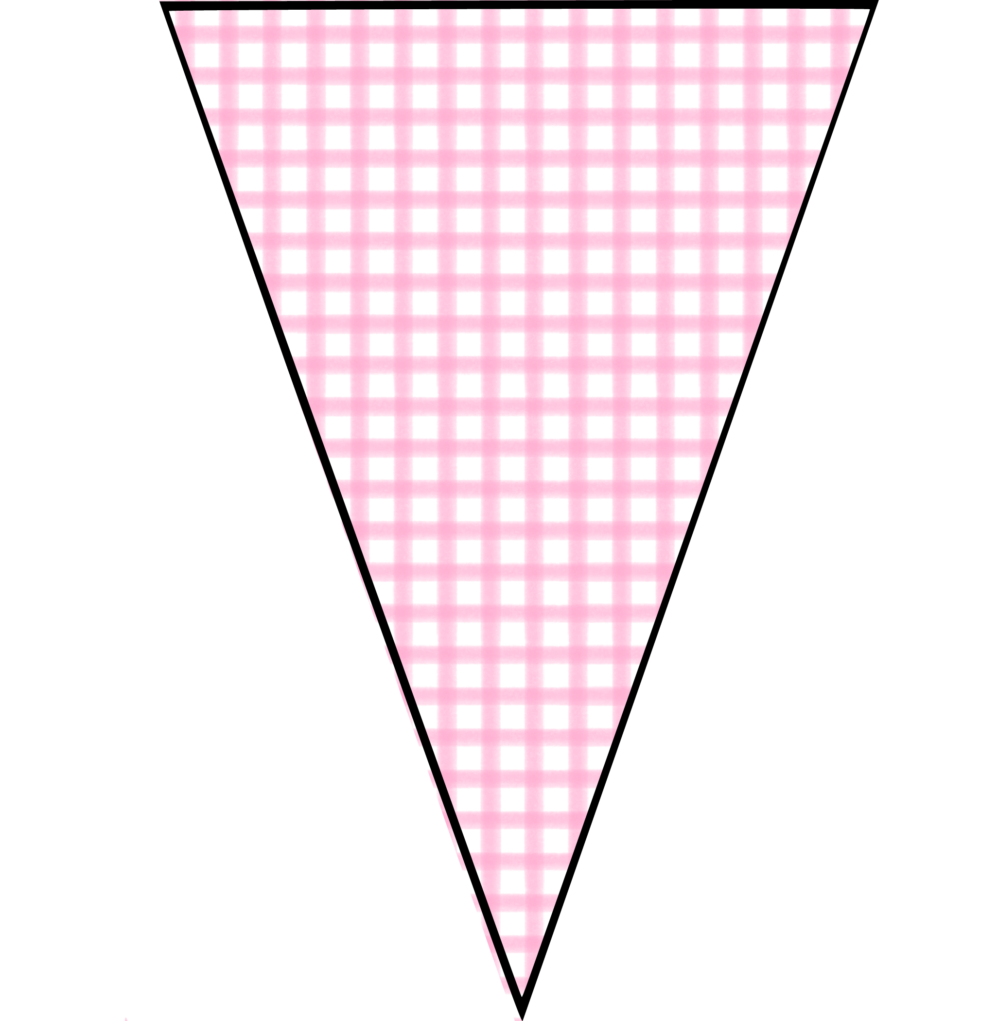 Pink Princess Pennant Banner