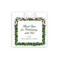 Pink Wreath Tag