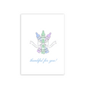 Purple Crayon Folded Card