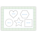 Gingham Shapes Placemat