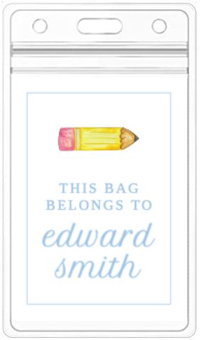 Pencil Bag Tag