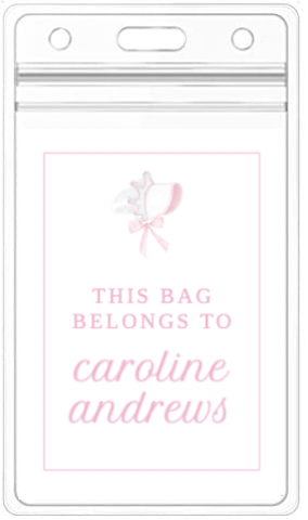 Bonnet Bag Tag