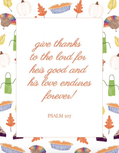 Thanksgiving Sheet