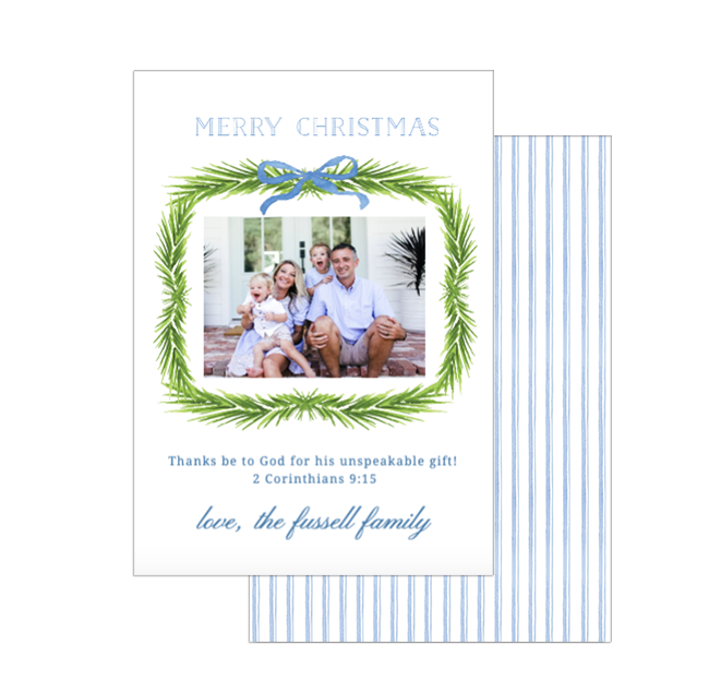 Trellis Christmas Card No. 2