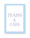 Blue Playroom Hanging Tag