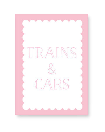 Pink Playroom Hanging Tag
