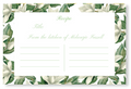Magnolia Recipe Card
