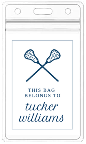Lacrosse Bag Tag