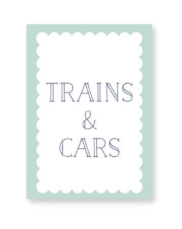 Sage Playroom Hanging Tag