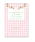 Pink Teacher Giftcard Holder