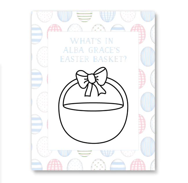 Easter Kid's Table Activities