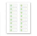 Green Apple Waterproof Labels