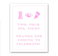 Cheer Party Sign