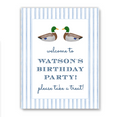 Mallard Party Sign