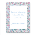 Ditsy Party Sign