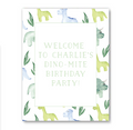 Dino Party Sign
