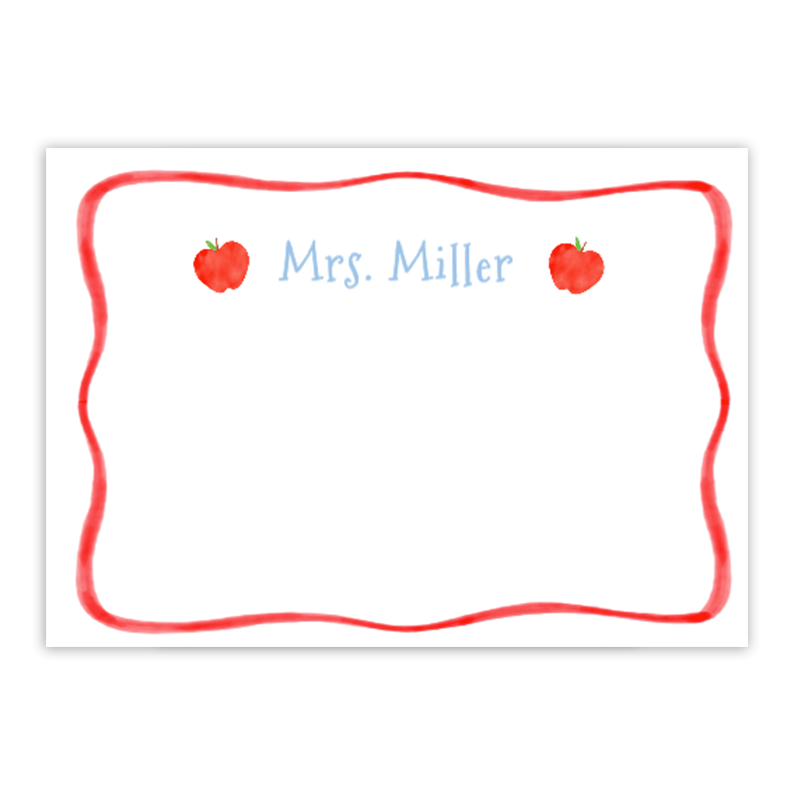 Apple Notecard