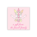 Pink Crayon Gift Tags / Stickers