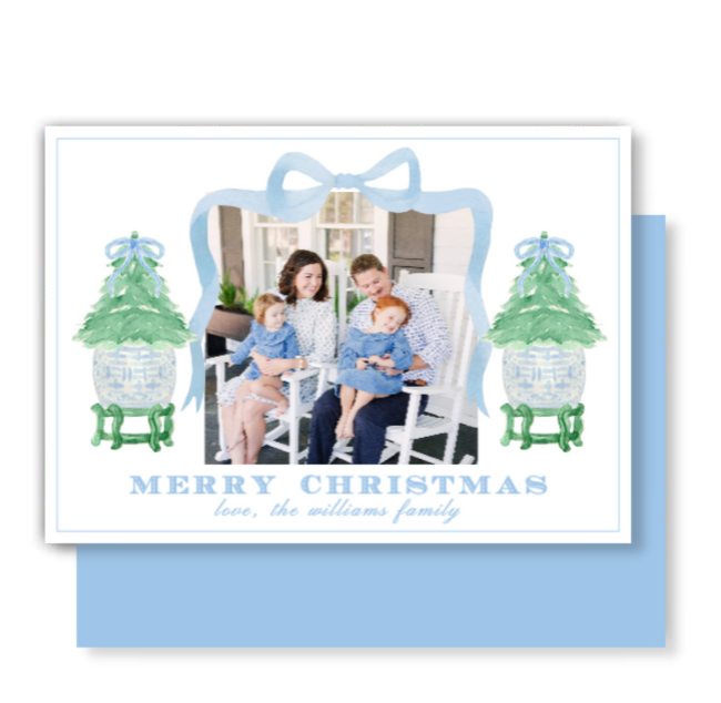 Chinoiserie Christmas Card