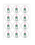 Pink Champs Cupcake Toppers