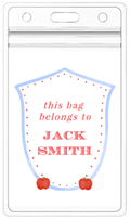 Apple Crest Bag Tag