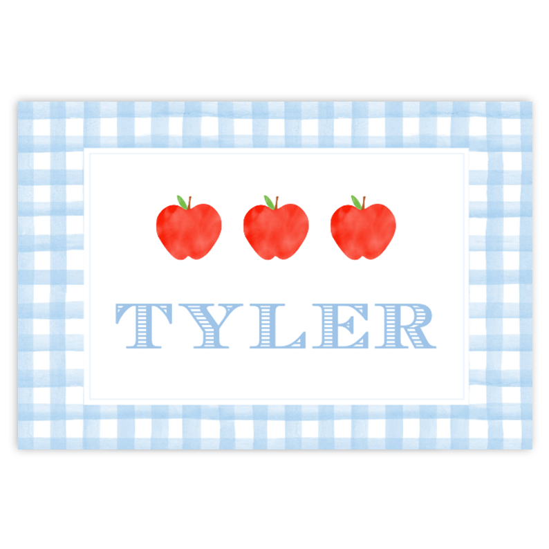 Apple School Placemat