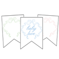 Stork Baby Shower Banner (Three Color's)