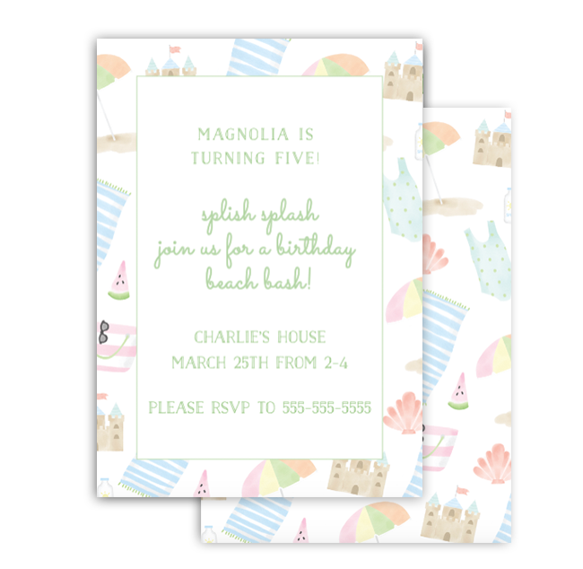 Beach Invitation