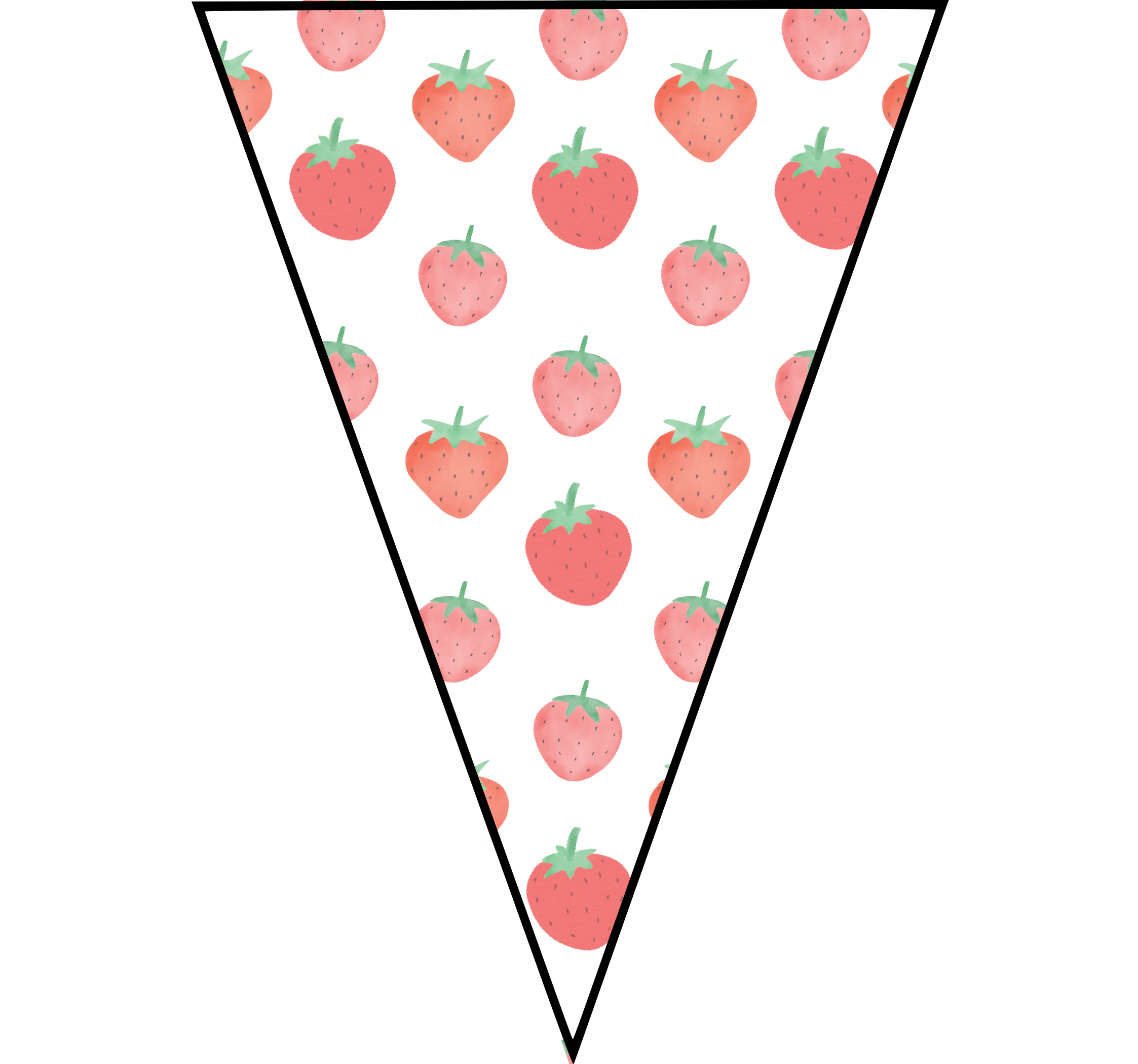 Berry Pennant Banner