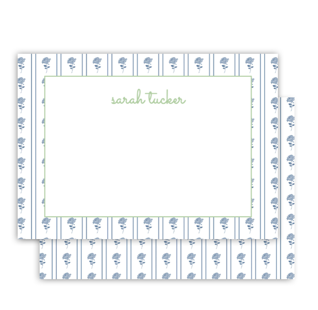 Blue Blossom Notecard