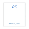 Blue Bow Notepad